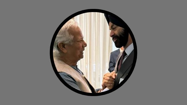 ajay banga and muhammad yunus