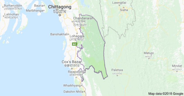 bandarban district map