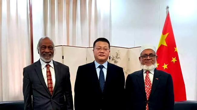 bnp leader dr moin meets with chinese ambassador