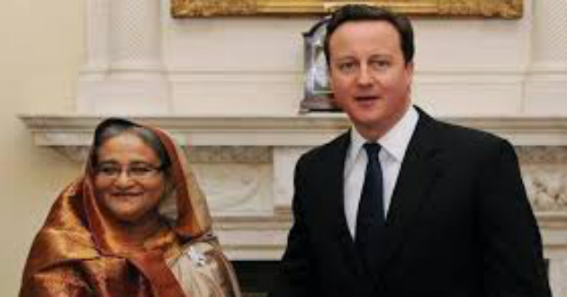 cameron meets hasina