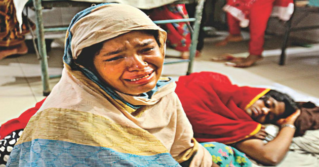 crying of rohingya