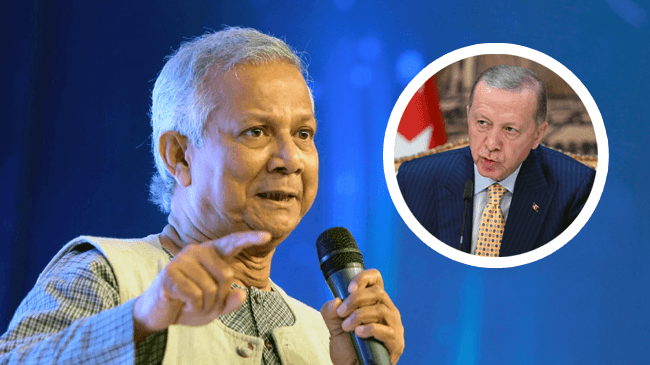 dr muhammad yunus and recep tayyip erdogan