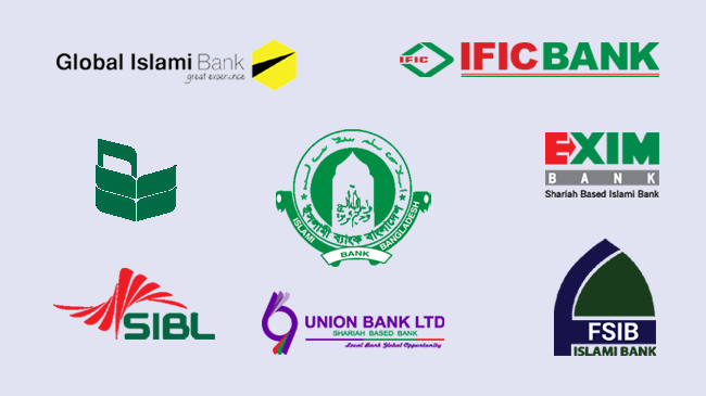 exim bank islamic bank social islami bank national bank ific bank first security islami bank union bank global islamic bank