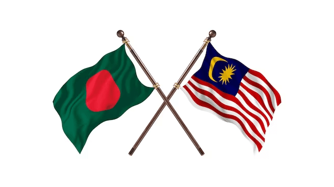 flag bangladesh and malaysia