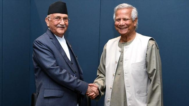 kp sharma oli and muhammad yunus