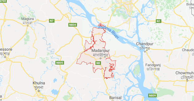 madaripur district map 01