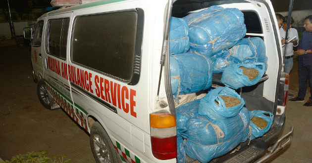 marijuana in ambulance 