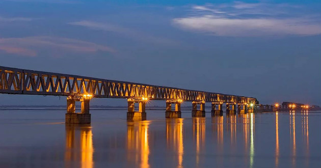 railway bridge at assam