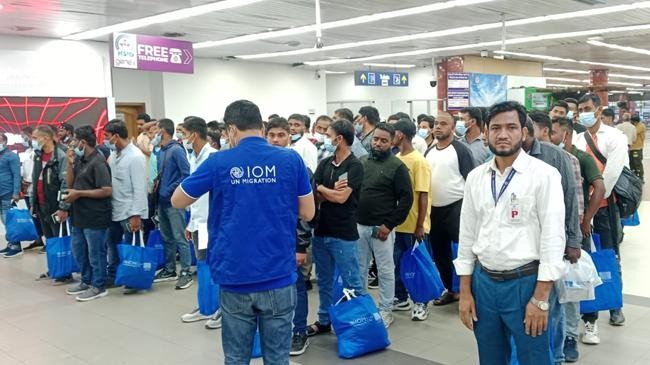 return of 150 bangladeshi migrants from libya