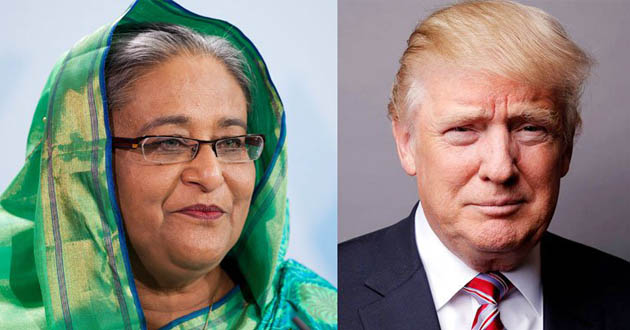 sheikh hasina donald trump