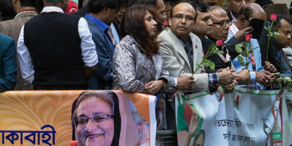 sheikh hasina in london