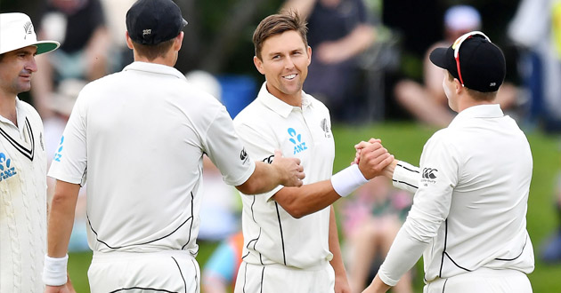 trent boult celebrates vs sri lanka