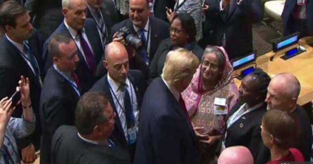 trump and sheikh hasina