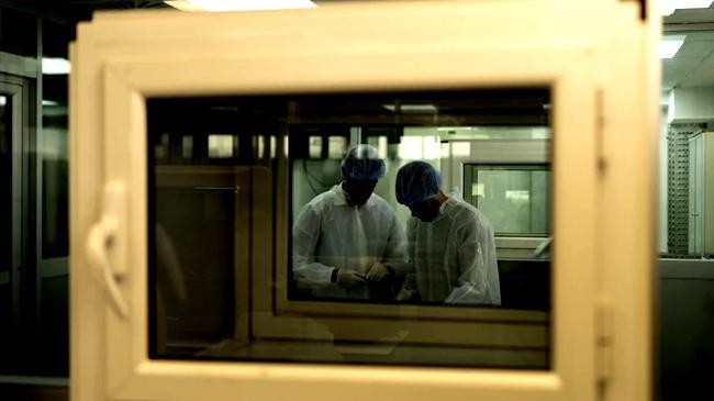 employees work in moldiag a biotechnology startup while producing mpox tests in tamesna morocco