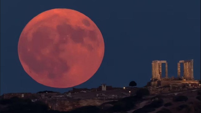 supermoon athens