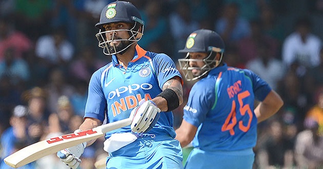 Rohit Kohli century against new zeland