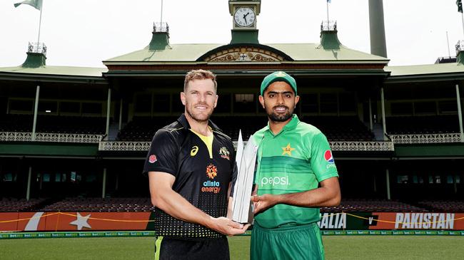 aaron finch and babar azam ahead of the t20i series