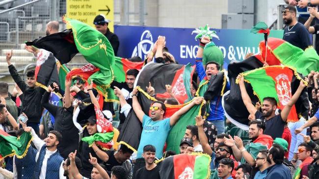 afghanistan fans make some noise