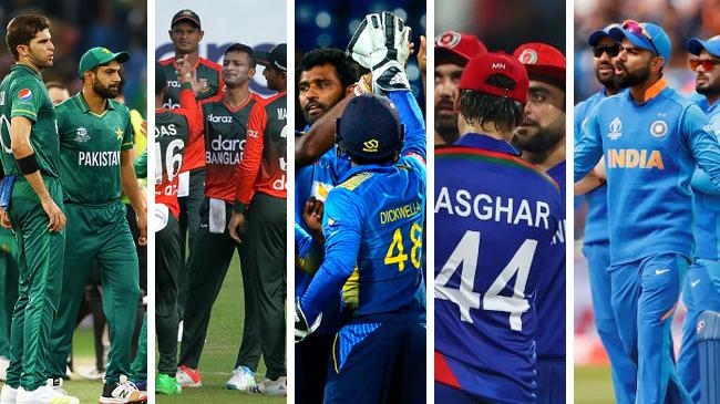 asian cricket team pakistan bangladesh sri lanka afghanistan india