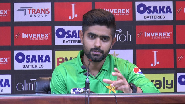 babar azam press the meet