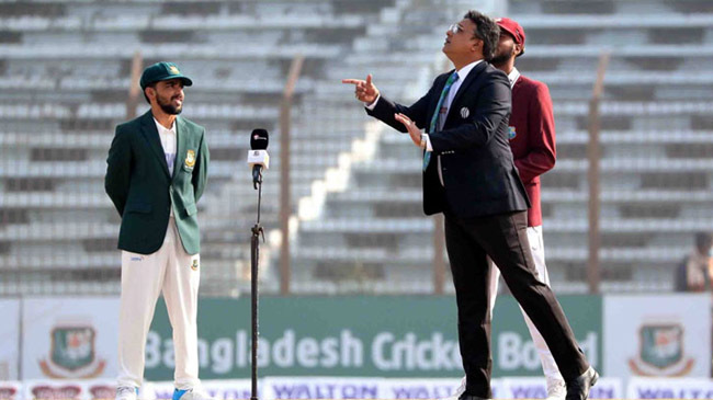 bangladesh bating after winning toss