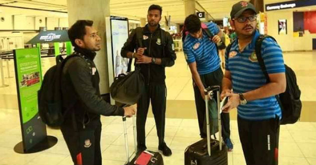 bangladesh cricket team reached dhaka tonight