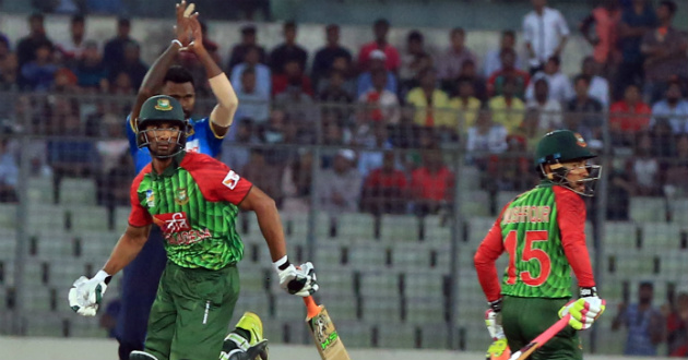 bangladesh lost t20i series opener against sri lanka