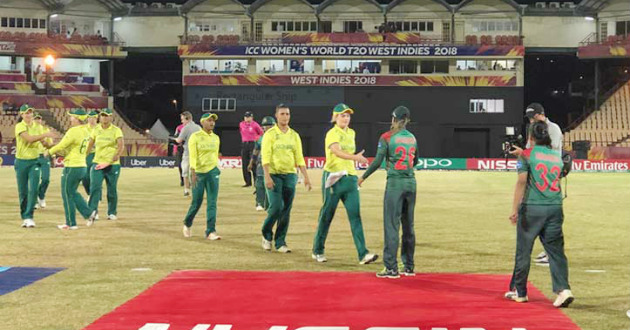 bangladesh south africa worl cup woman