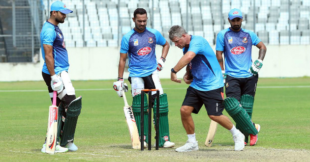 bangladesh started practice camp ahead of zimbabwe series