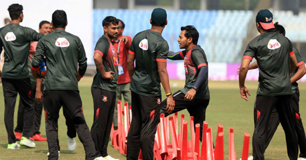 bangladesh team in practice in usa