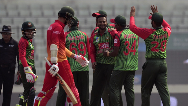 bangladesh zimbabwe tri series mirpur 2018