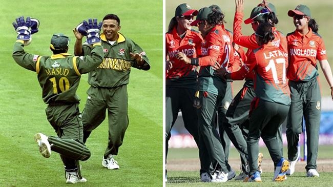 bd male female cricket vs pakistan