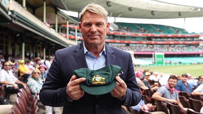 bid for shane warne s baggy green