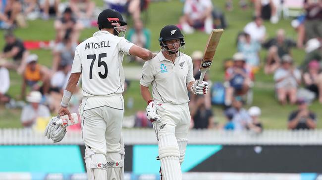 bj watling celebrates his 50 runs