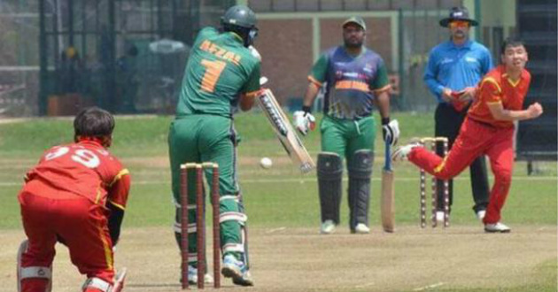 china cricket team lost by 390 runs to saudi arab