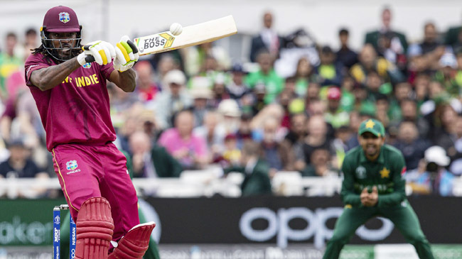 chris gayle pakistan vs west indies at trent bridge