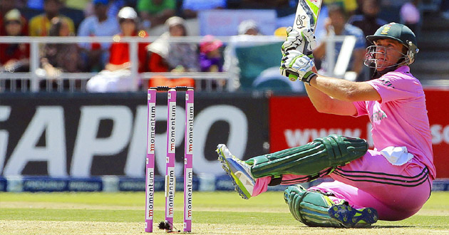 de villiers strange shot