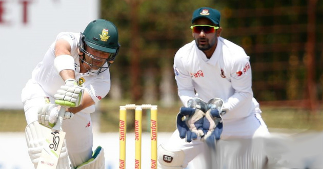 dean elger batting against bangladesh