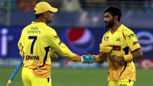 dhoni and jadeja csk