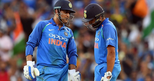 dhoni and rohit