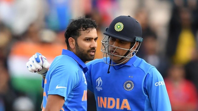 dhoni and rohit 2