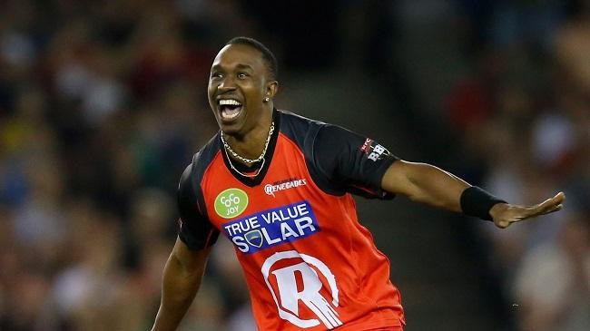 dwayne bravo melbourne renegades big bash league