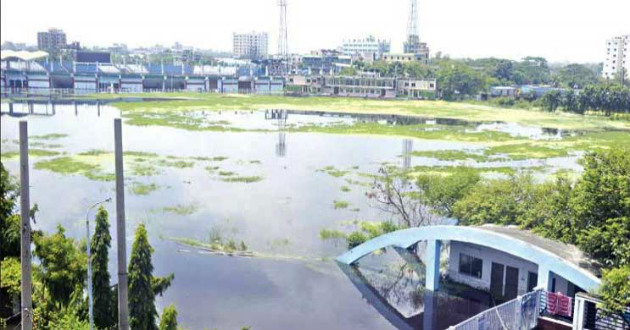 fatullah cricket stadium under water