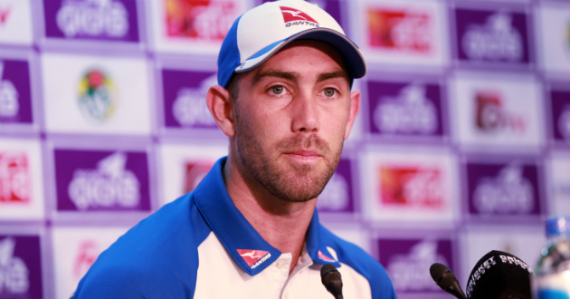 glenn maxwell talking to media