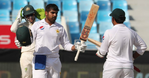 haris sohail hits his maiden test ton