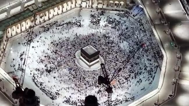 shoaib showing view of kaaba from clock tower