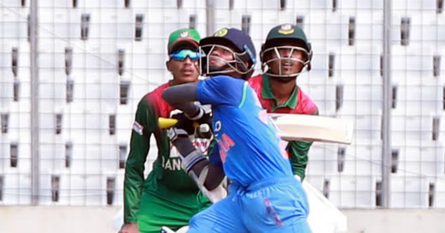 india beat bangladesh in under 19 asia cup by two runs