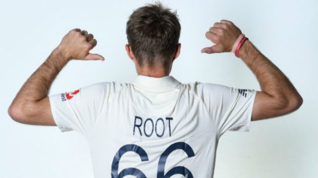 joe root test cricket jersey number 66