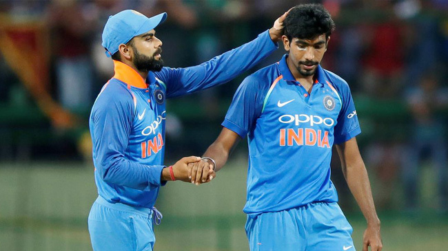 kohli jasprit bumrah