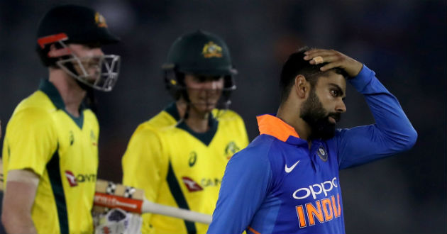 kohli sports a look of frustration